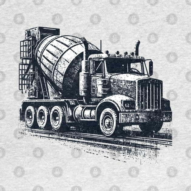 Concrete Mixer Truck by Vehicles-Art